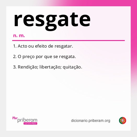 Significado de resgate