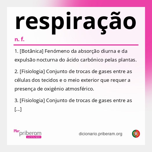 Significado de respiração