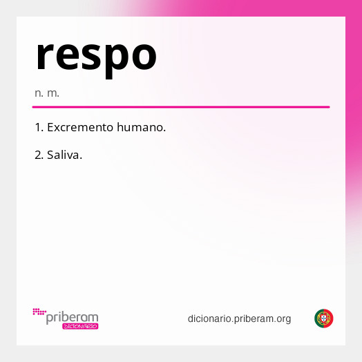 Significado de respo