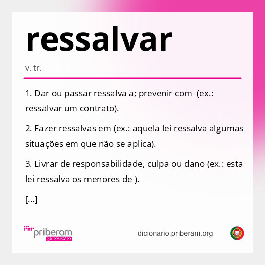Significado de ressalvar