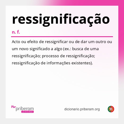 Significado de ressignificação