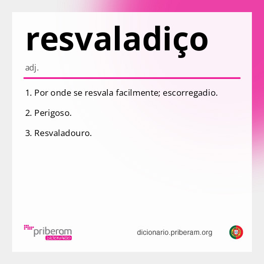 Significado de resvaladiço