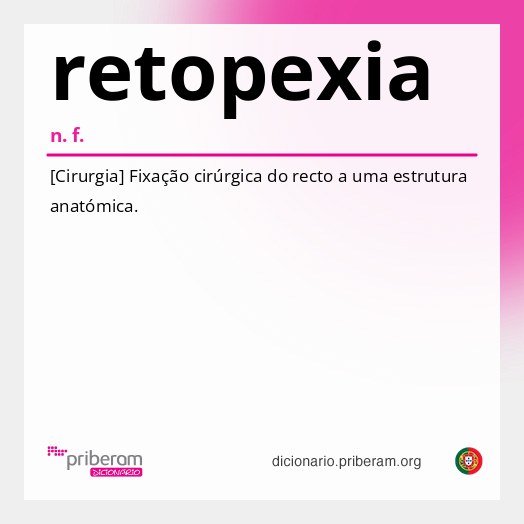 Significado de retopexia