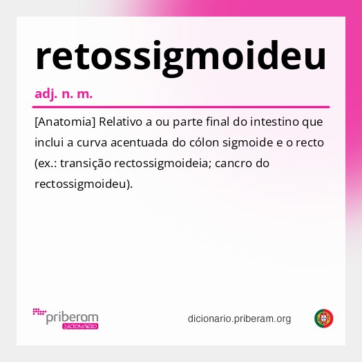 Significado de retossigmoideu