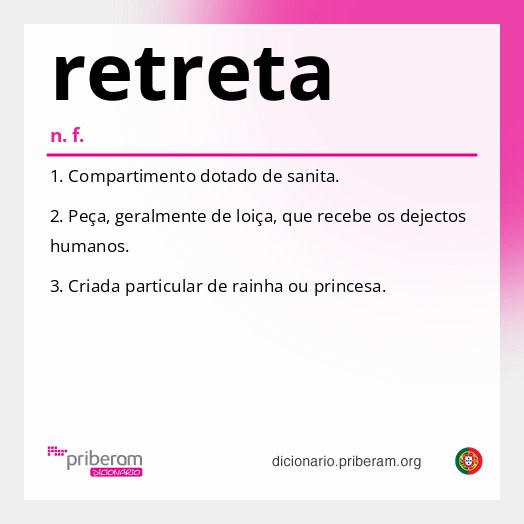 Significado de retreta