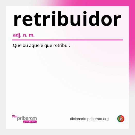 Significado de retribuidor