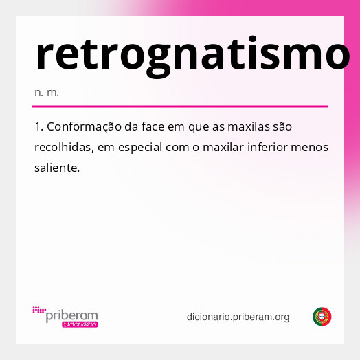Significado de retrognatismo