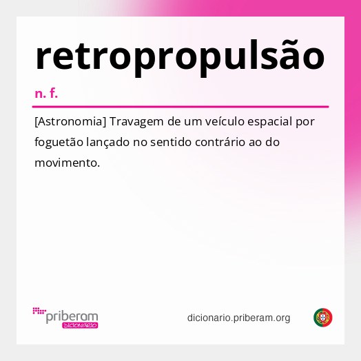 Significado de retropropulsão