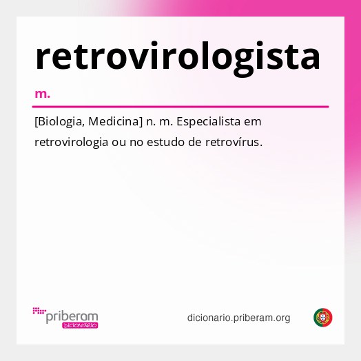 Significado de retrovirologista