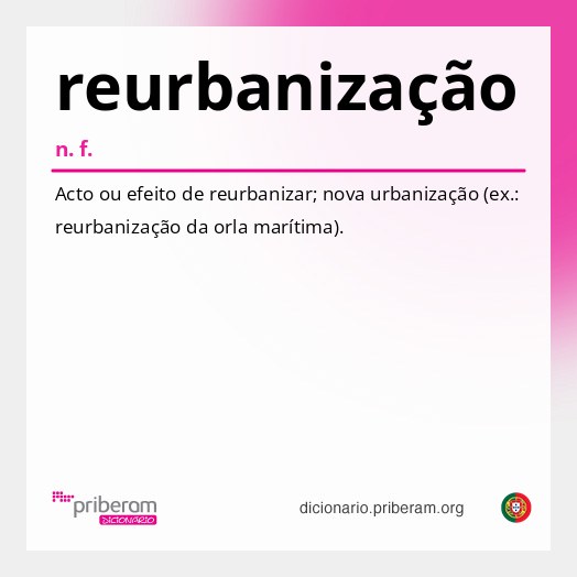 Significado de reurbanização