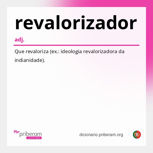 Significado de revalorizador