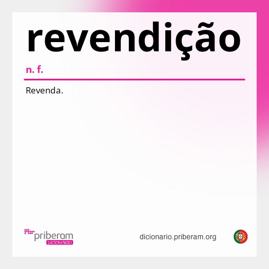 Significado de revendição