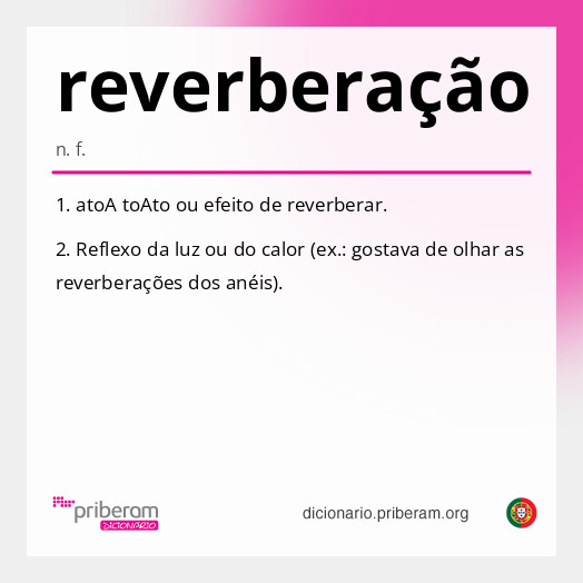 Significado de reverberação