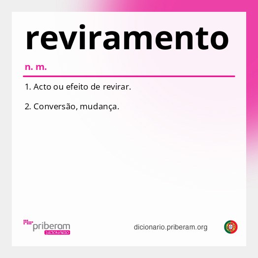 Significado de reviramento