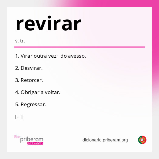 Significado de revirar