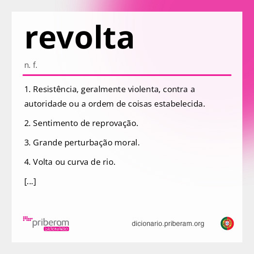 Significado de revolta