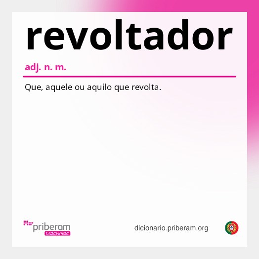 Significado de revoltador