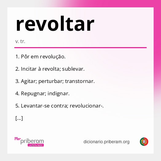 Significado de revoltar