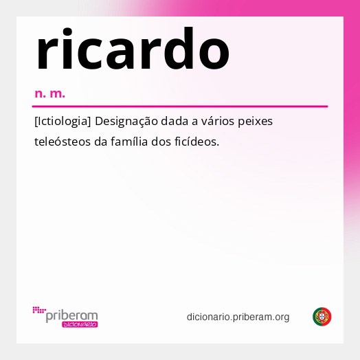 Significado de ricardo