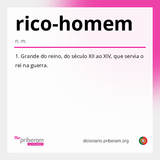 Significado de rico-homem