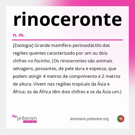 Significado de rinoceronte