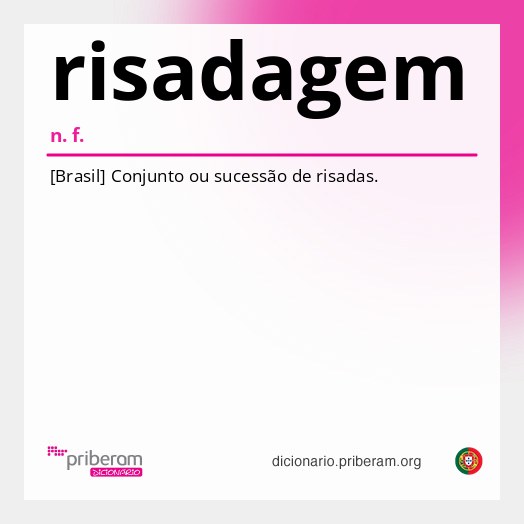Significado de risadagem