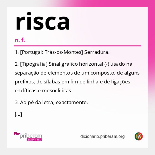 Significado de risca