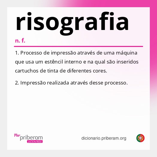 Significado de risografia