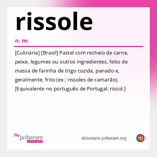 Significado de rissole