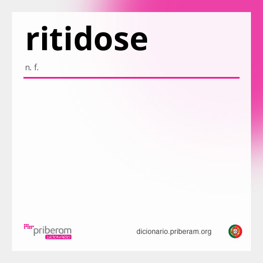 Significado de ritidose