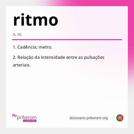 Significado de ritmo