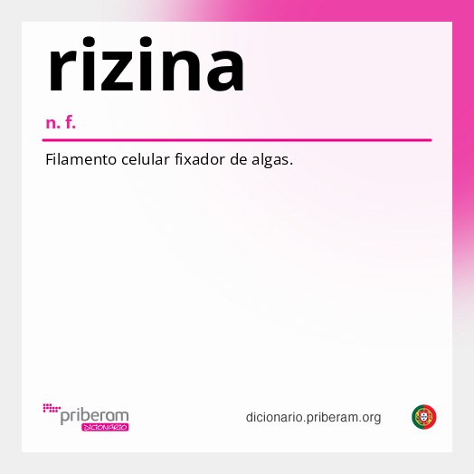 Significado de rizina