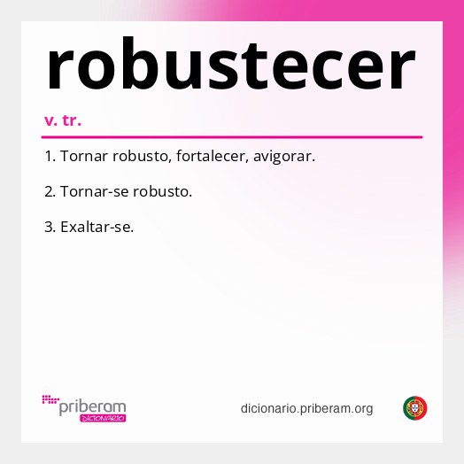 Significado de robustecer