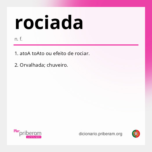 Significado de rociada