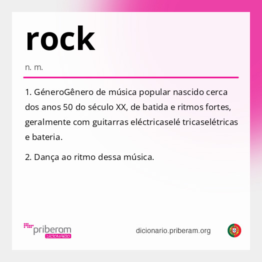 Significado de rock
