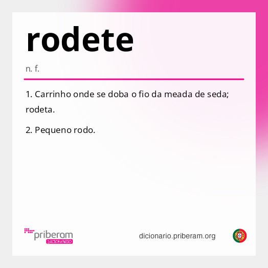 Significado de rodete