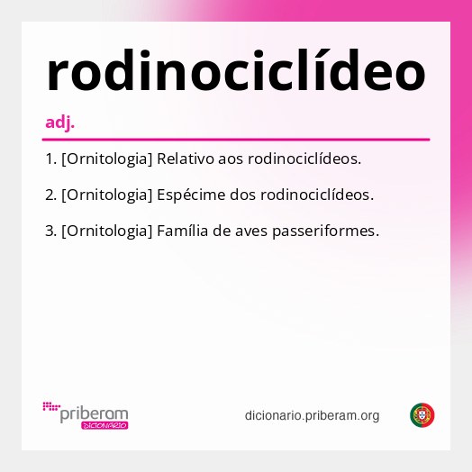 Significado de rodinociclídeo