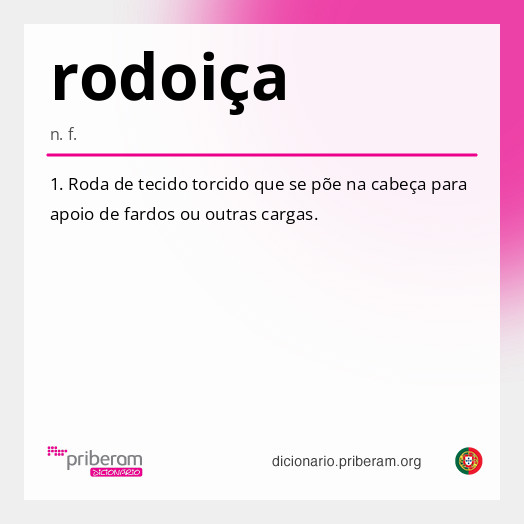 Significado de rodoiça