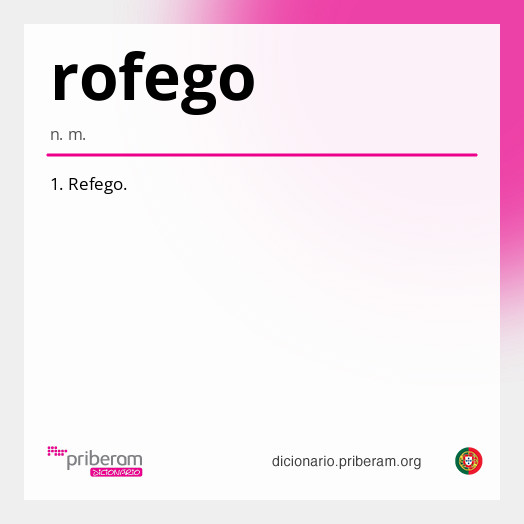 Significado de rofego