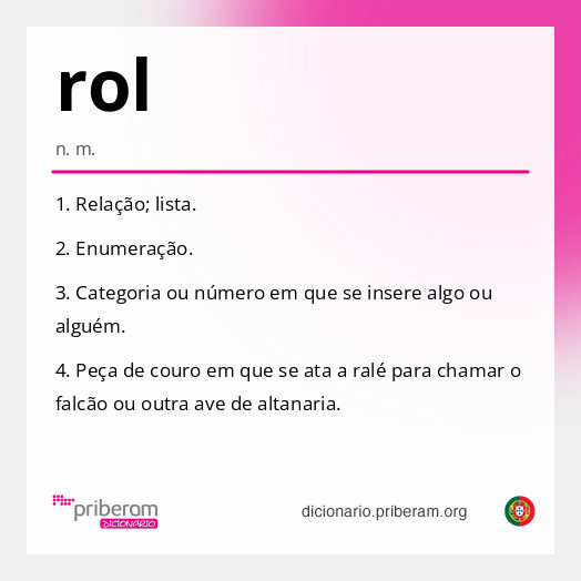 Significado de rol