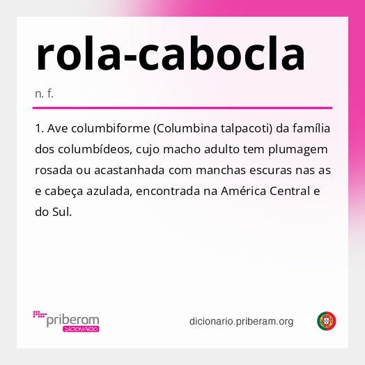 Significado de rola-cabocla