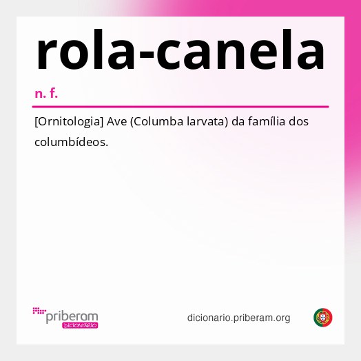 Significado de rola-canela