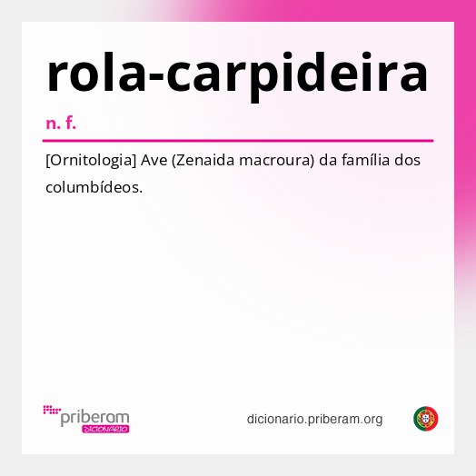 Significado de rola-carpideira