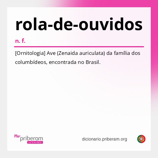 Significado de rola-de-ouvidos