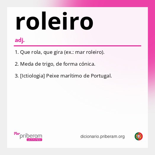 Significado de roleiro