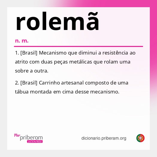 Significado de rolemã