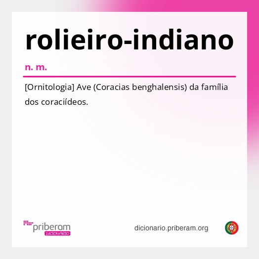 Significado de rolieiro-indiano