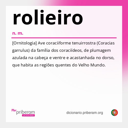 Significado de rolieiro