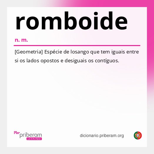 Significado de romboide