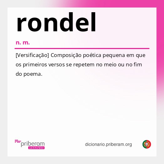 Significado de rondel